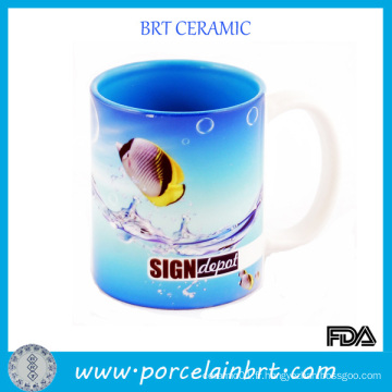 Beauty Fish on Water Tasse de sublimation en porcelaine